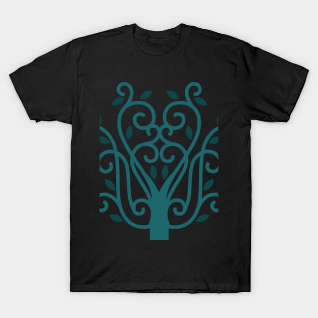 Green Tree T-Shirt by TinPis